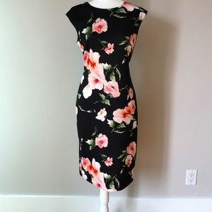 Vince Camuto floral midi dress